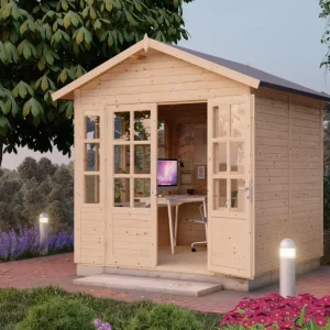 Bestel Nu Tuinhuis "Teahouse Scarlett" 19 mm naturel