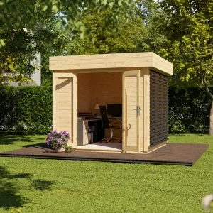 Tuinhuis Homeoffice Ivar 28 mm onbehandeld Beste Prijs