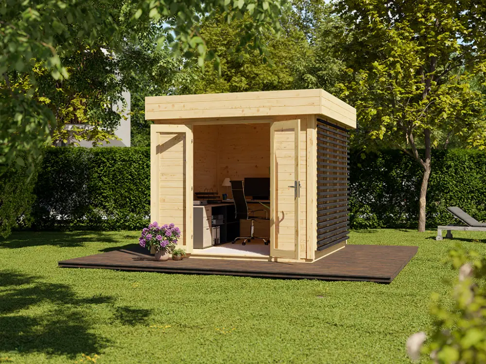 Tuinhuis Homeoffice Ivar 28 mm onbehandeld Beste Prijs
