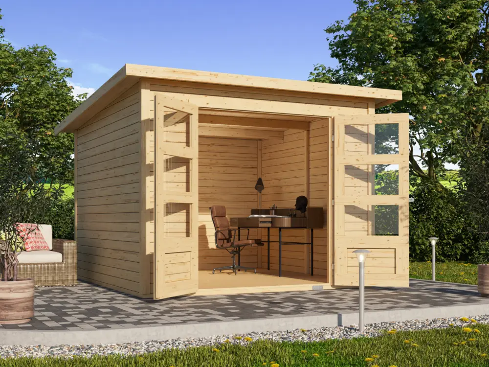 Tijdelijk Beschikbaar Tuinhuis Stockach 4 19 mm onbehandeld