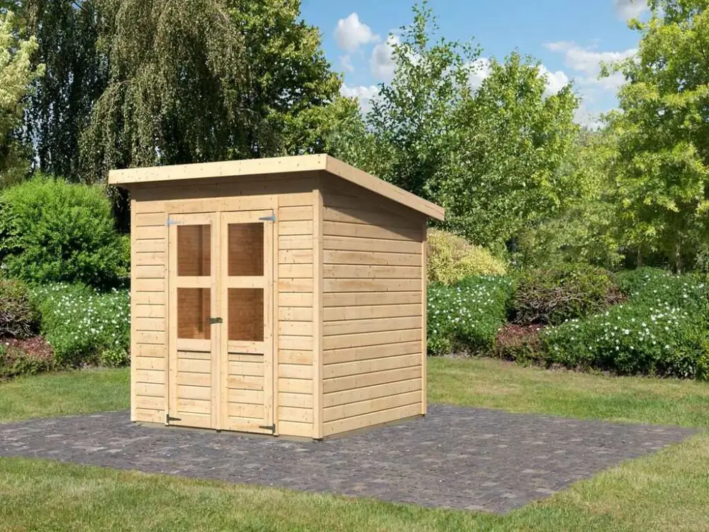 Bestel Nu Tuinhuisje Merseburg 4 ECO 14 mm natuurlijke afwerking