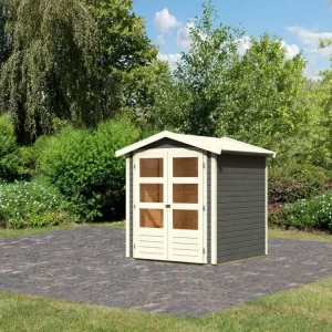 Lage Prijs Tuinhuis Amberg 2 19 mm terragrijs