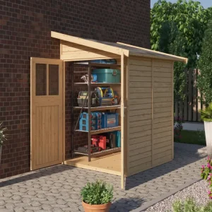 Merkproduct Aanbouw schuur Wandlitz 2 19 mm natuurlijke afwerking