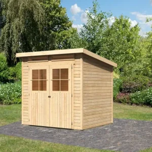 Tuinhuis Glücksburg 4 ECO 19 mm natuurlijke afwerking Bestel Nu