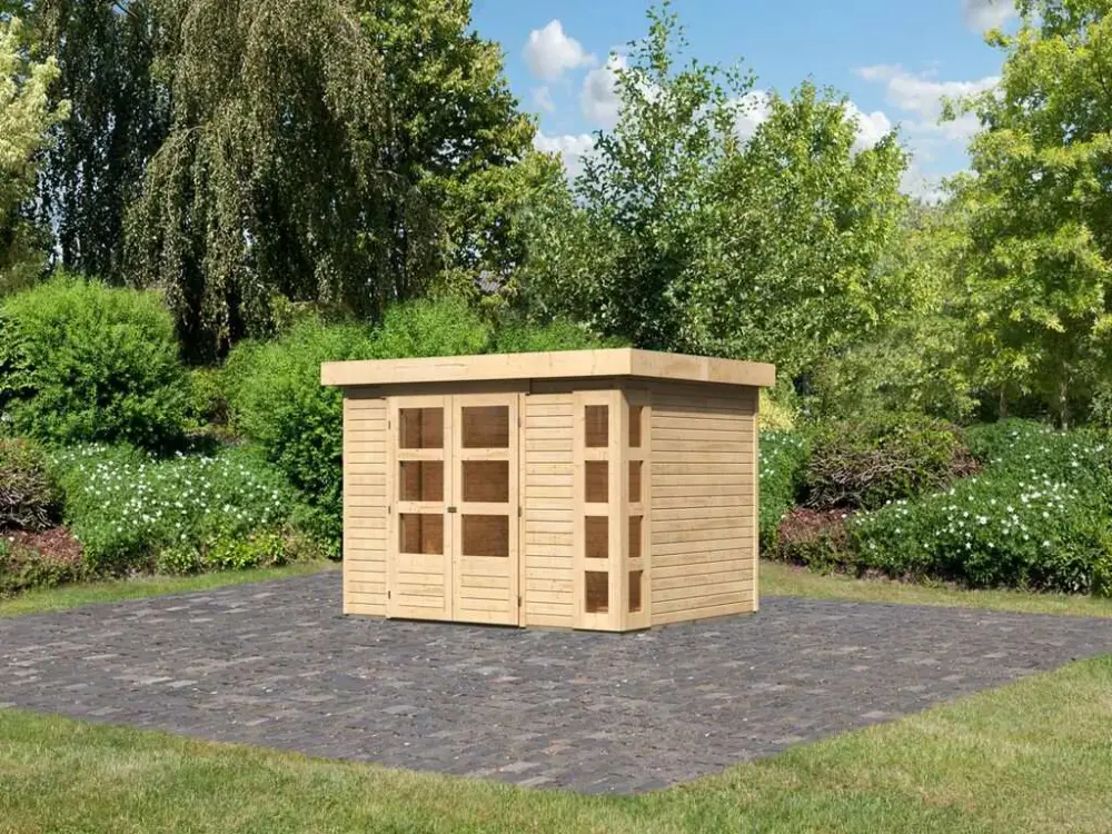 Tuinhuis Kerko 5 19 mm naturel afwerking Speciale Aanbieding