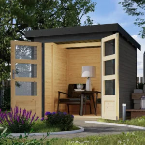 Goedkoop Tuinhuis "Jupiter B" hybride terragrijs-antraciet