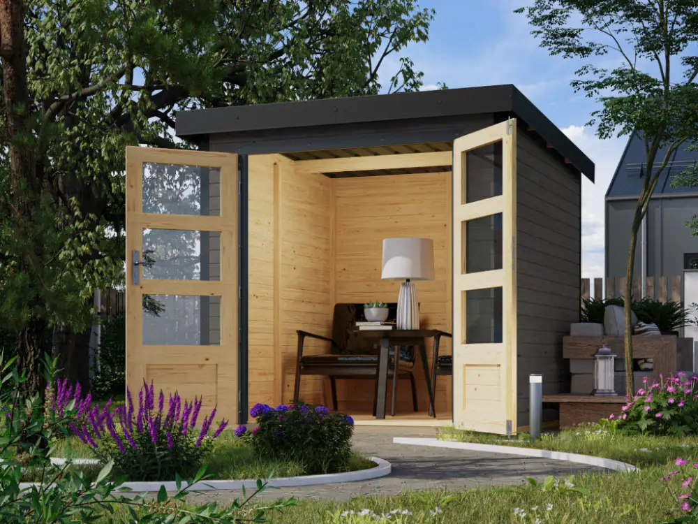 Goedkoop Tuinhuis "Jupiter B" hybride terragrijs-antraciet