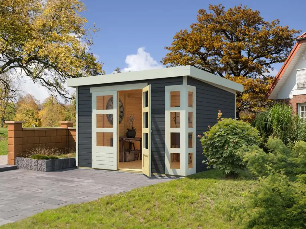 Tuinhuis Kerko 6 19 mm terragrijs Voordeelprijs