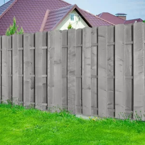 Steengrijze Pinus omheining geglazuurd Flitsaanbieding