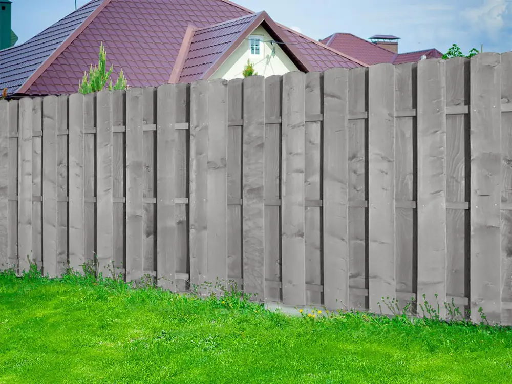Steengrijze Pinus omheining geglazuurd Flitsaanbieding