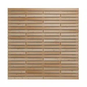 Flitsaanbieding Lariks schutting met rhombusprofiel Sectio, Europees lariks