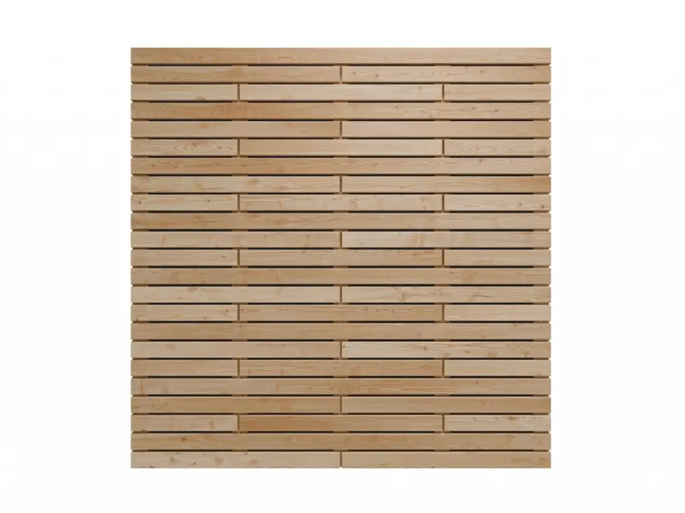 Flitsaanbieding Lariks schutting met rhombusprofiel Sectio, Europees lariks