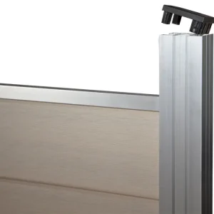 Lage Kosten WPC-paal zilver 180 cm