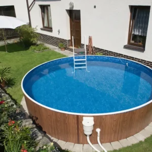 Populair MY- zwembadset Splash houtlook Ø 3,6 m H:1,2 m
