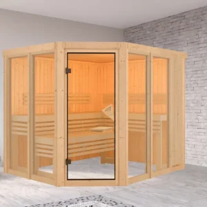 Elementensauna Premium sauna 68 mm Nuri Flitsaanbieding