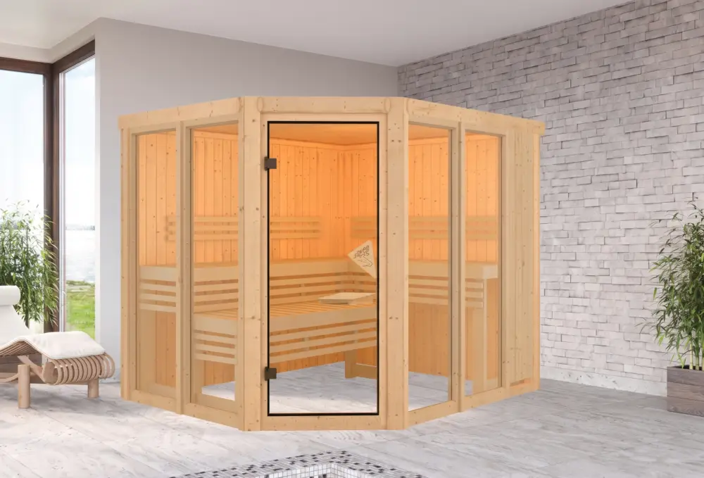 Elementensauna Premium sauna 68 mm Nuri Flitsaanbieding