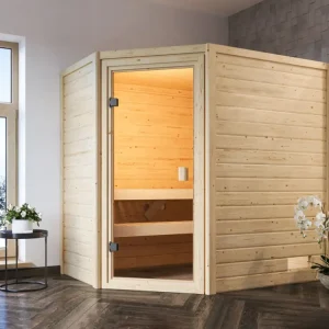 Sauna Jella met gebronsde glazen deur Shop Nu