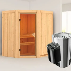 Systeemsauna Tonja incl. Plug & Play saunakachel besturing Express Levering