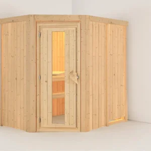 Systeemsauna Saja energiebesparende deur Weekendaanbieding