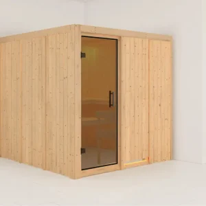 Must-Have Systeemsauna Rodin grafiet glazen deur