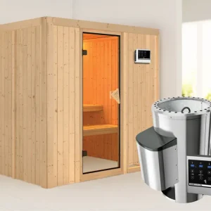 Systeemsauna Daria incl. Plug & Play saunakachel externe besturing Voordeelprijs