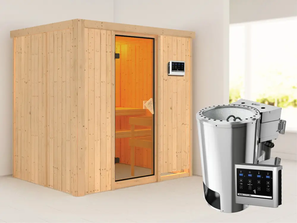 Merkproduct Systeemsauna Fanja incl. Plug & Play Bio-kachel