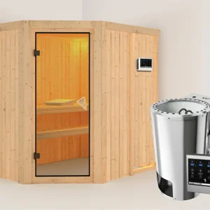 Systeemsauna Saja incl. Plug & Play Bio-kachel externe besturing Seizoensaanbieding
