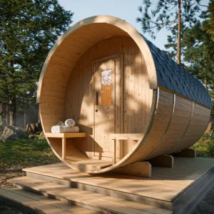 Saunavat Halvar natuurlijk vurenhout Fabrieksprijs
