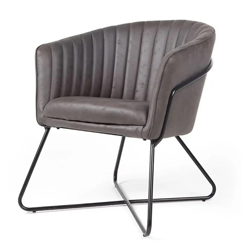 Seizoensaanbieding Eetkamerstoel - Nova - lederlook Soft antraciet