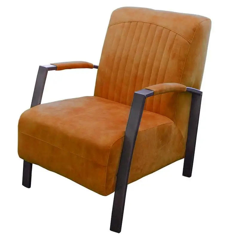 Gereduceerde Prijs Fauteuil - Giulietta - velours Adore cognac 28