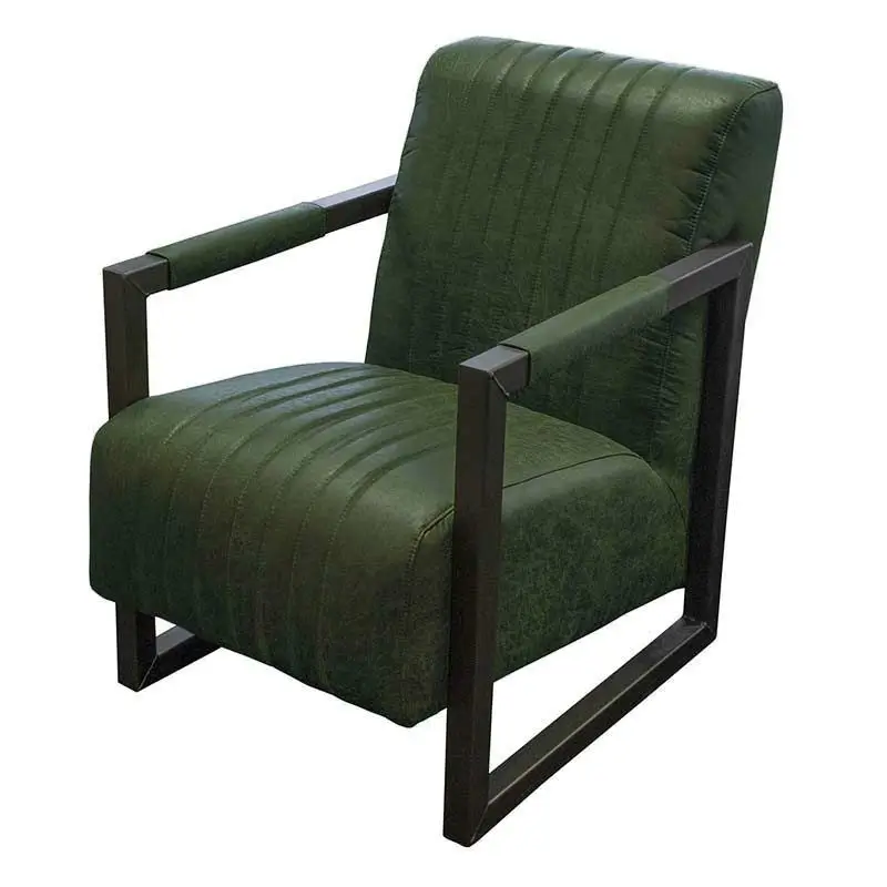 Merkproduct Fauteuil - Capri - Lederlook Missouri groen 10