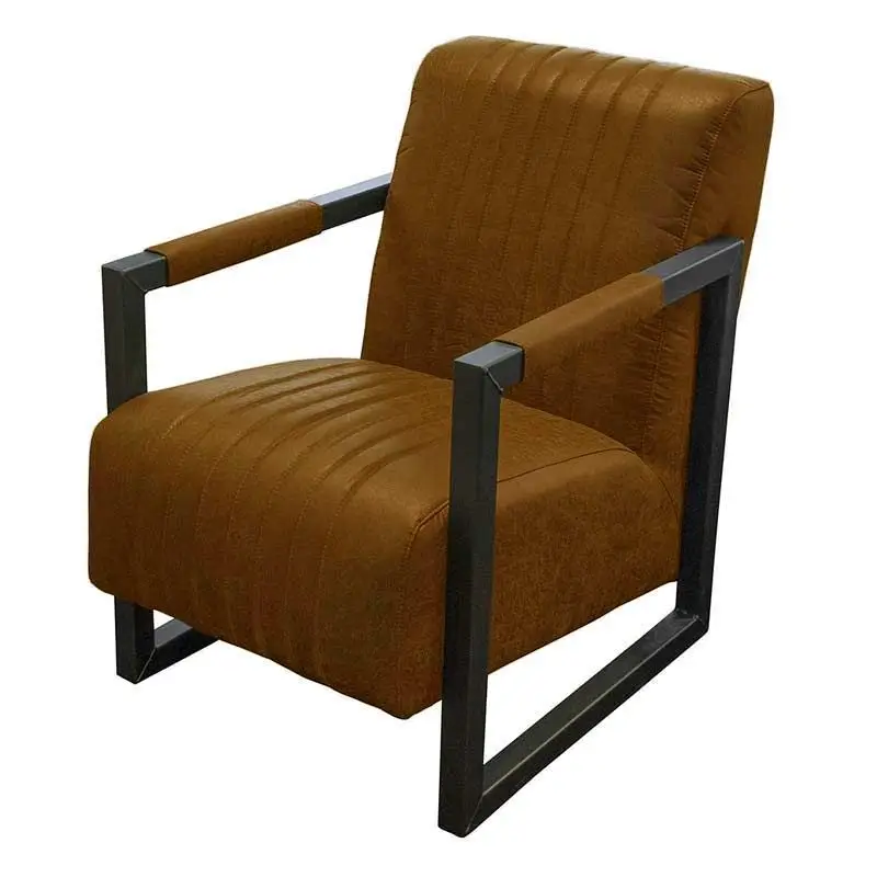 Direct Beschikbaar Fauteuil - Capri - leer Colorado cognac 03