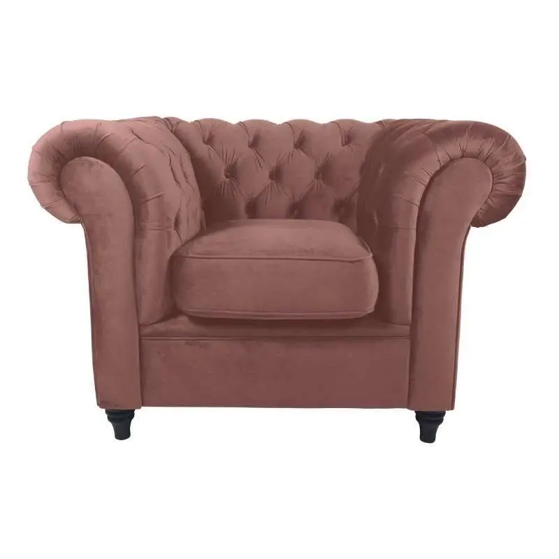 Goedkoop Fauteuil - Giethoorn - Kronos fluweel roze 29