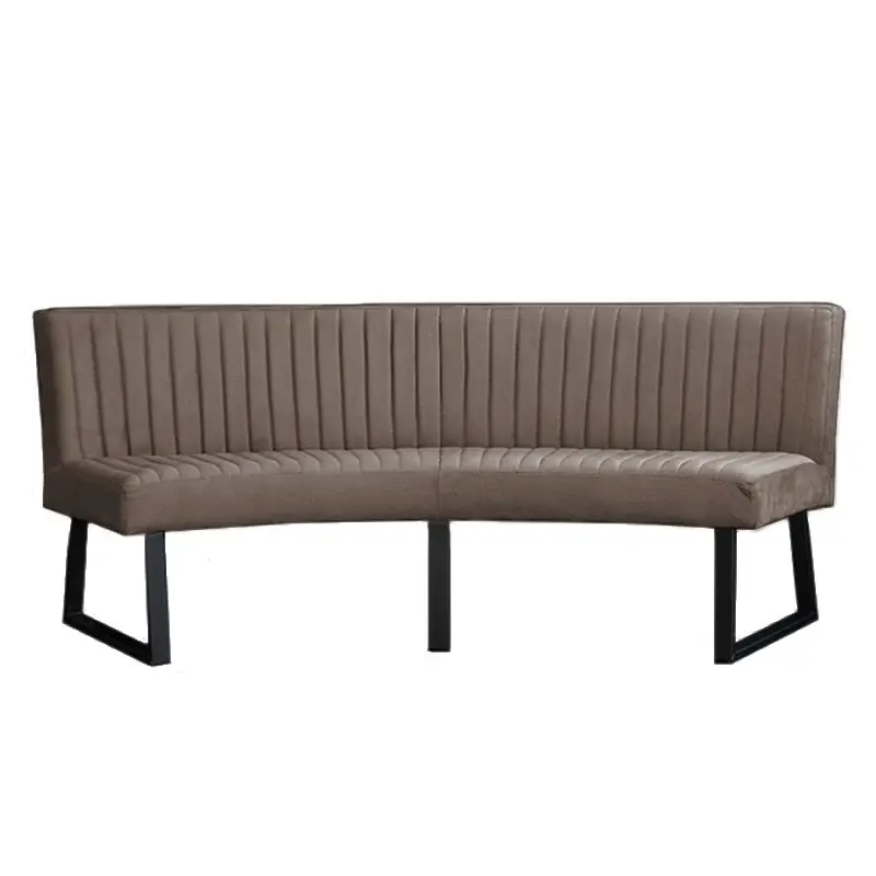 Eetkamerbank - Hengelo - stof Element grijsbruin 05 - geschikt voor ovale tafel 240 cm Beste Prijs