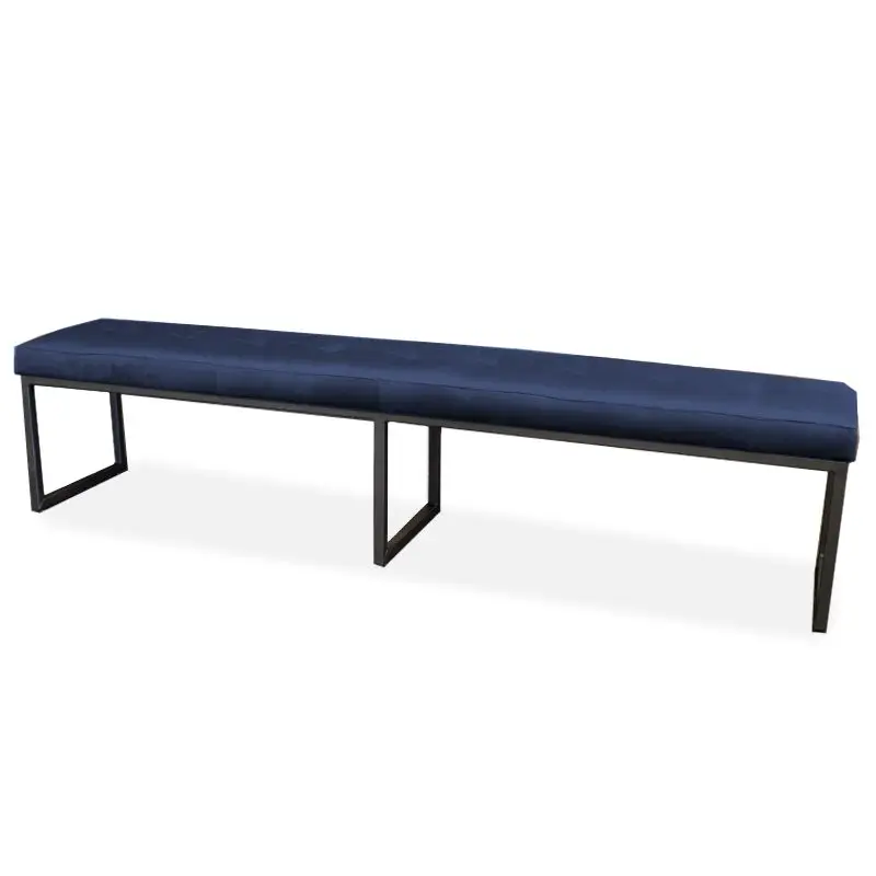 Finale Uitverkoop Eetkamerbank - Atlanta - stof Element blauw 13 - 160 cm