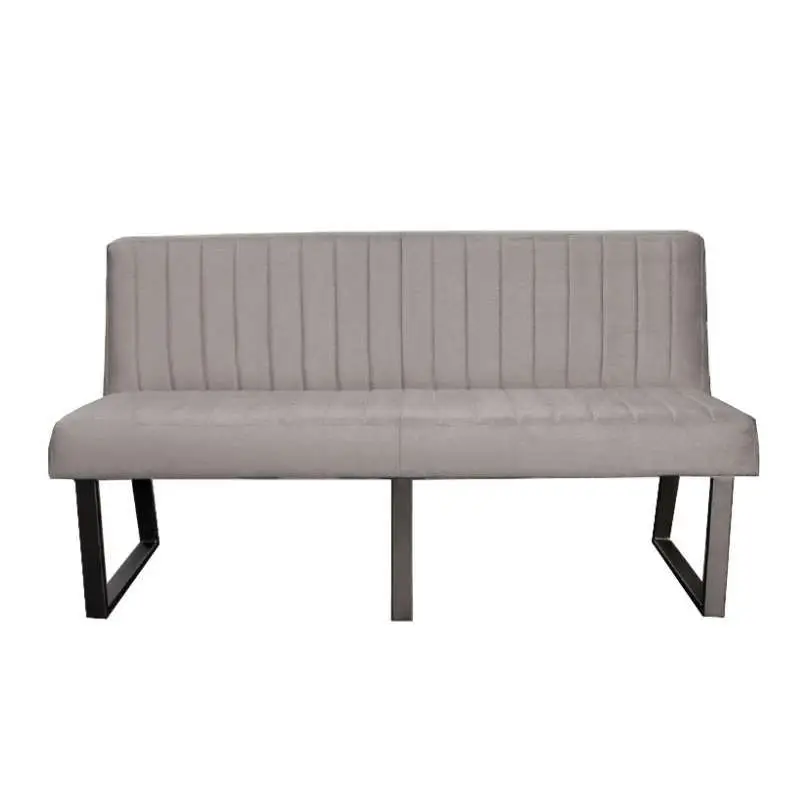 Eetkamerbank - Hengelo - stof Element lichtgrijs 04 - 240 cm Voordeelprijs