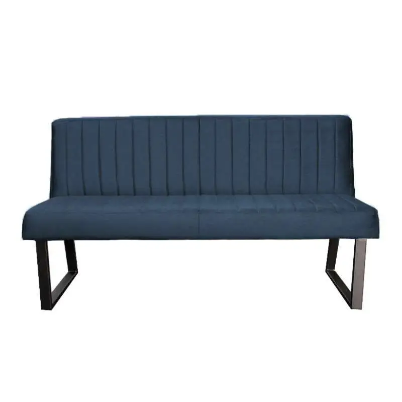 Eetkamerbank - Hengelo -stof Element blauw 13 - 140 cm Op = Op
