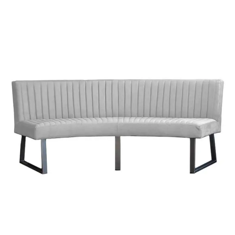 Eetkamerbank - Hengelo - stof Element steengrijs 24 - geschikt voor ovale tafel 200 cm Hete Deal