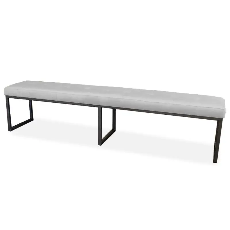 Hoge Kwaliteit Eetkamerbank - Atlanta - stof Element steengrijs 24 - 160 cm