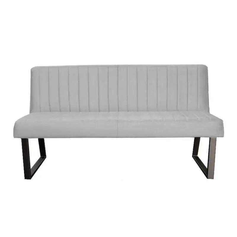 Hoge Kwaliteit Eetkamerbank - Hengelo - stof Element steengrijs 24 - 140 cm