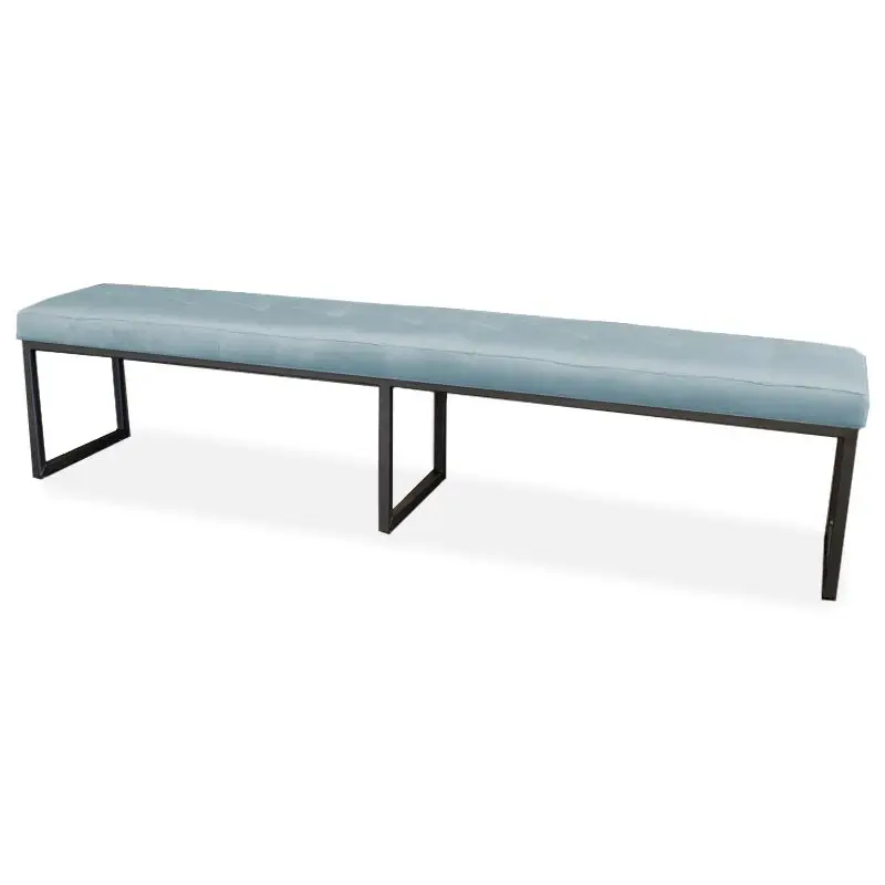 Eetkamerbank - Atlanta - stof Element lichtblauw 16 - 140 cm Koopje