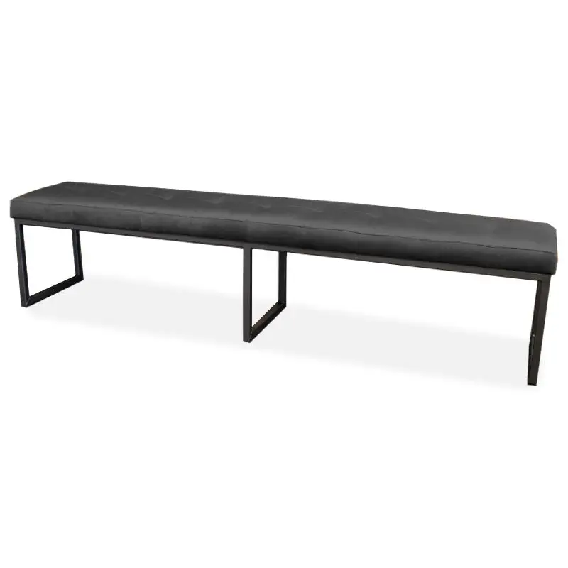 Korting Eetkamerbank - Atlanta - stof Element antraciet 01 - 140 cm