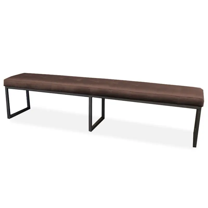 Eetkamerbank - Atlanta - stof Element donkerbruin 25 - 140 cm Beperkt Aanbod