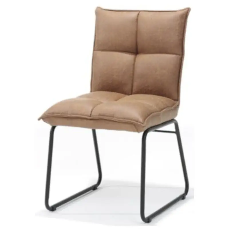Goedkoop Eetkamerstoel - Soft - lederlook Missouri Cognac