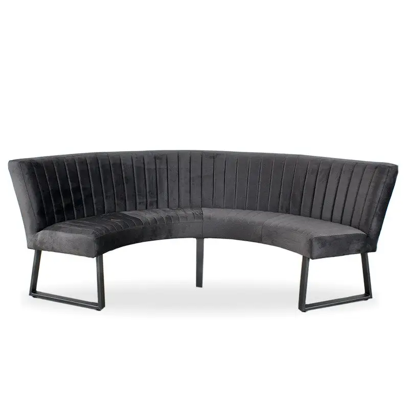 Eetkamerbank - Hengelo - stof Element antraciet 01 - geschikt voor tafel 130 cm Express Levering