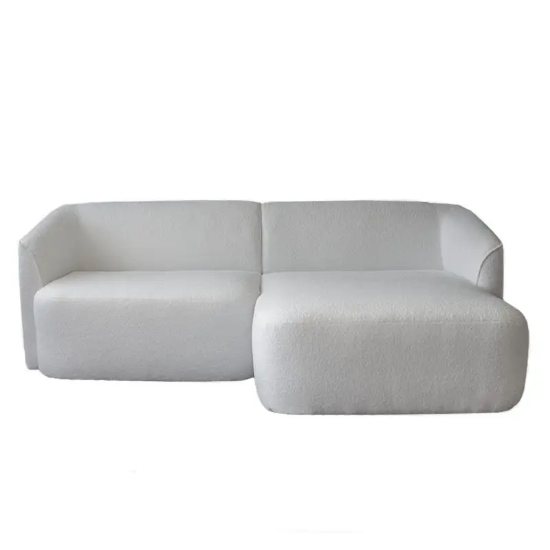 Superprijs Hoekbank - Evora - rechts - stof now or never off-white 01