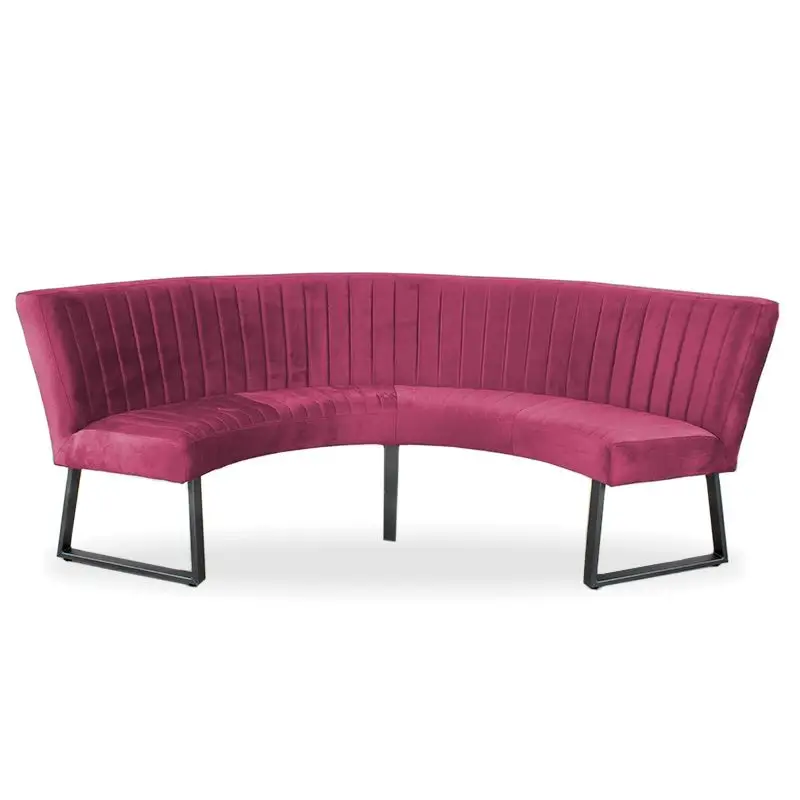 Eetkamerbank - Hengelo - stof Element fuchsia 19 - geschikt voor tafel 150 cm Dagaanbieding