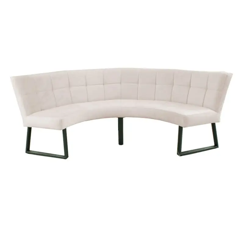 Beperkt Aanbod Eetkamerbank - Amsterdam - stof Element zand 17 - geschikt voor tafel 130 cm