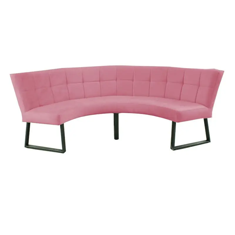 Seizoensaanbieding Eetkamerbank - Amsterdam - stof Element roze 10 - geschikt voor tafel 150 cm
