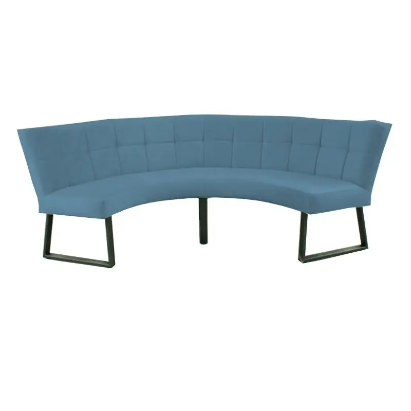 Gereduceerde Prijs Eetkamerbank - Amsterdam - stof Element petrol 14 - geschikt voor tafel 150 cm